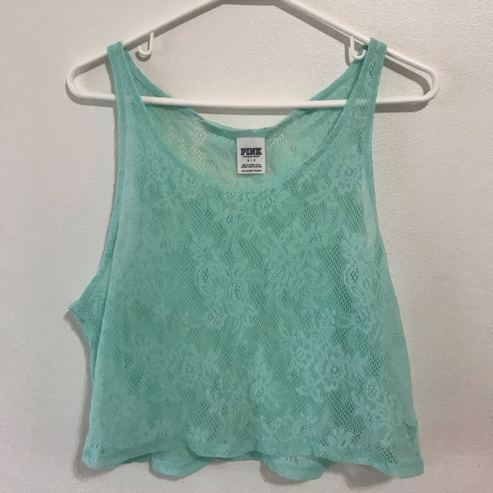 Victoria’s Secret Pink lace tank top